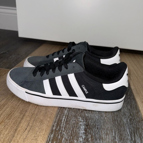 Adidas Campus Black and White Shoes - Picture 5 of 5